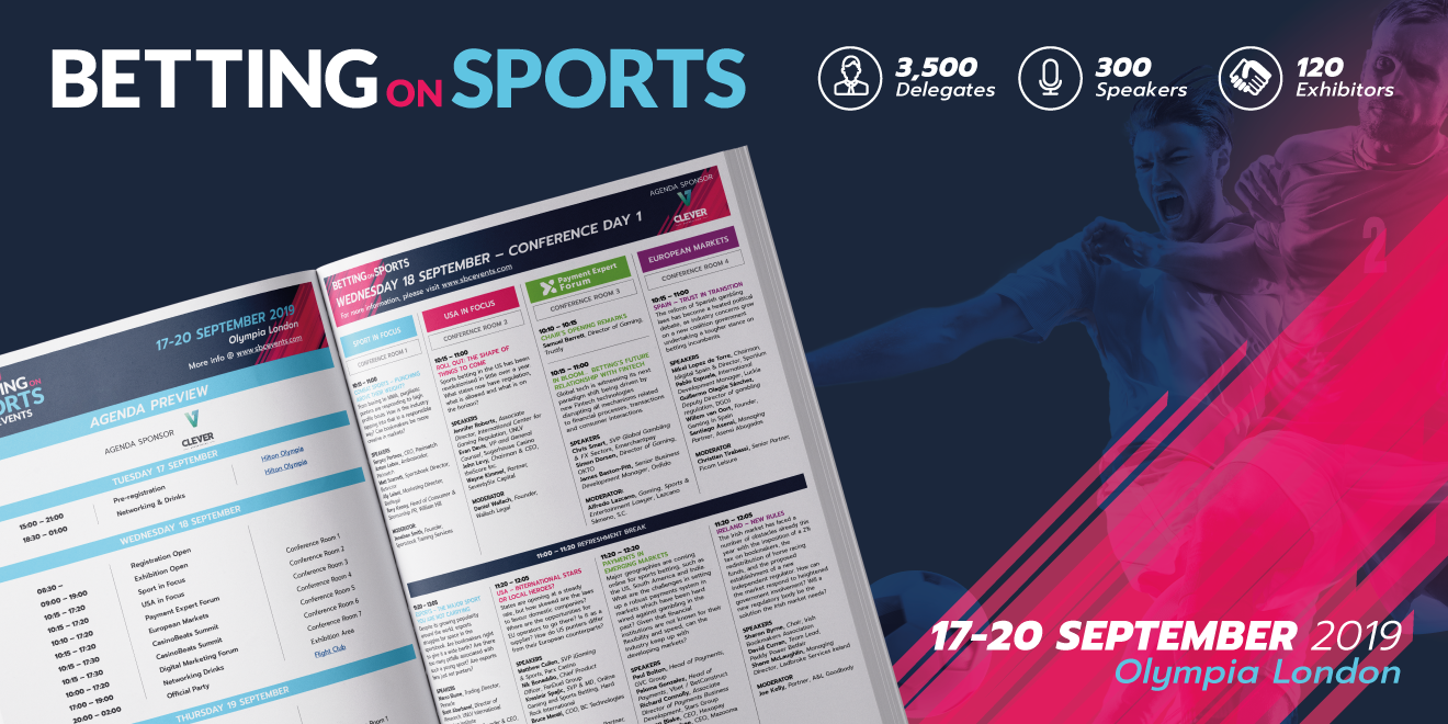 Richest ever speaker line-up makes Betting on Sports the must-attend gambling industry event